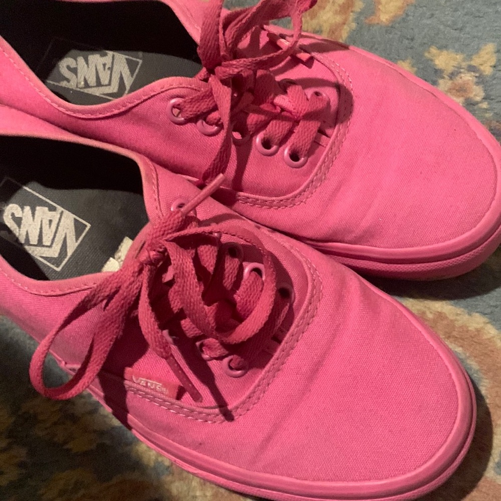 Bright Pink Vans 8